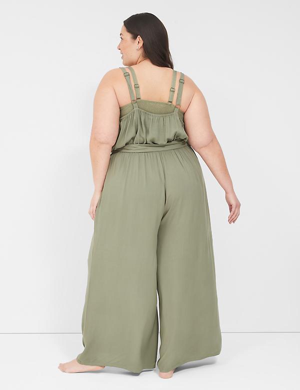 Woven Jumpsuit Cover-Up