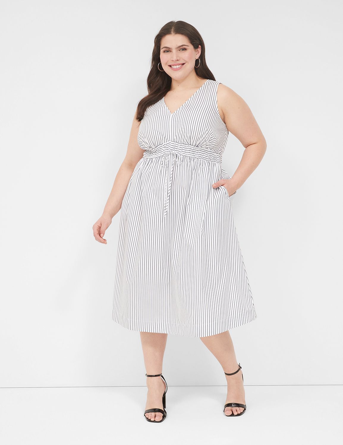 SL VNK TIE WAIST FIT AND FLARE 1141 Product Image 1