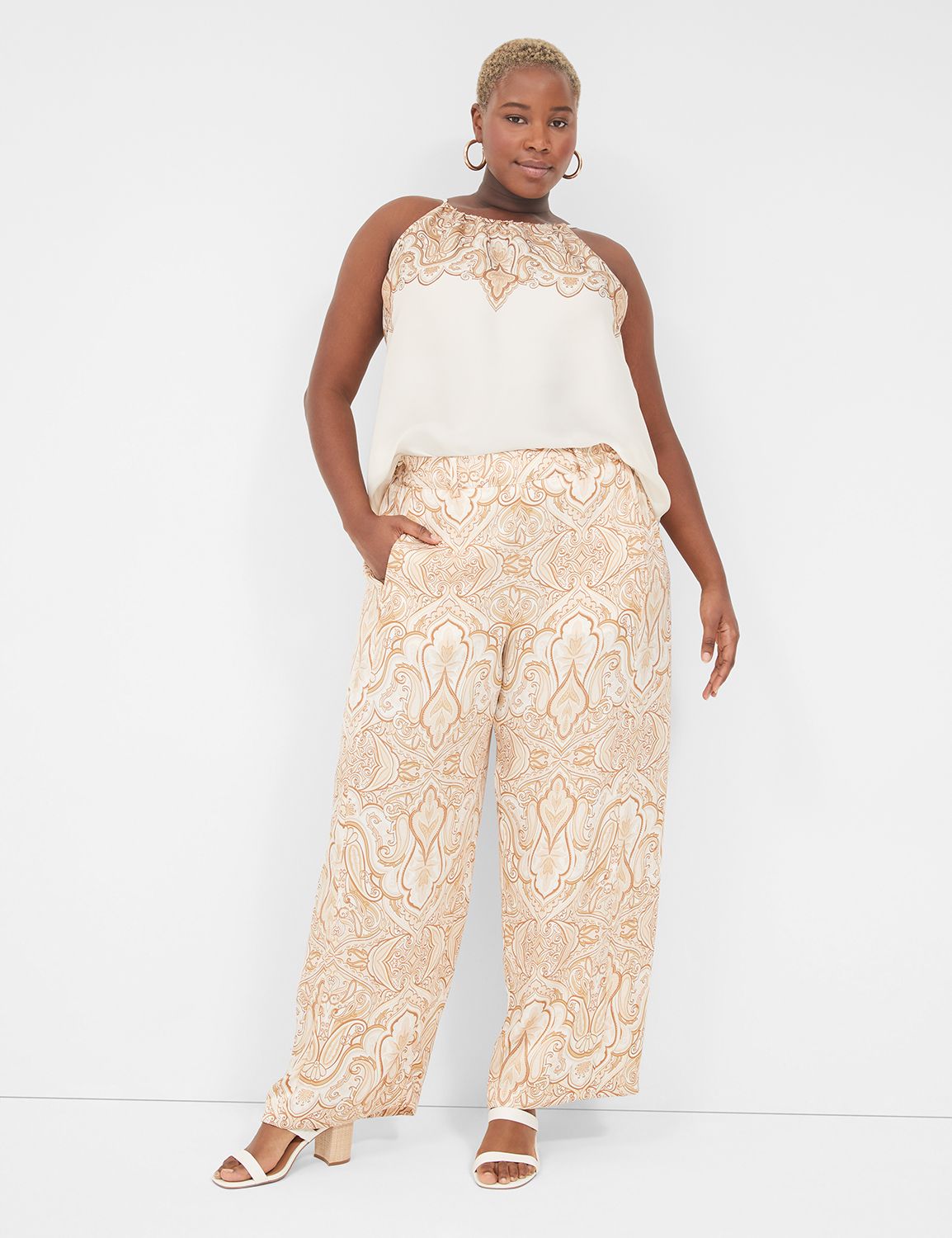louren gather satin pants アイボリーM gather satin pants – louren store