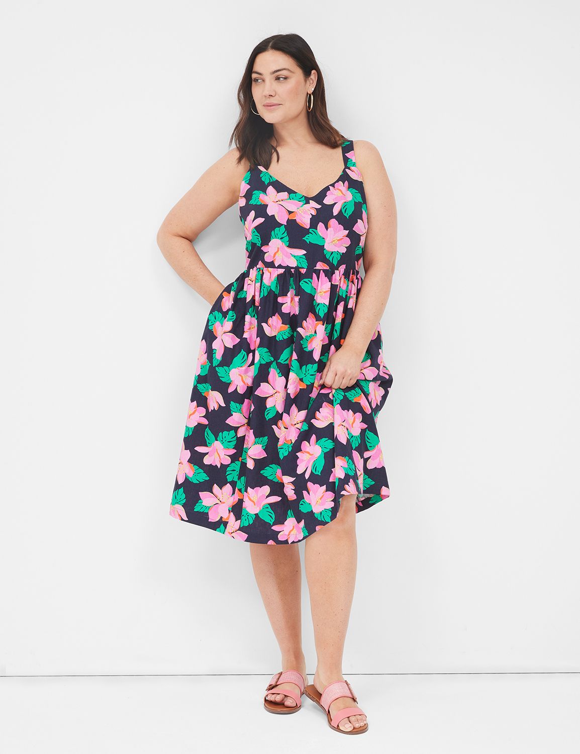 SL EASY SWING TANK DRESS 1141095 | LaneBryant