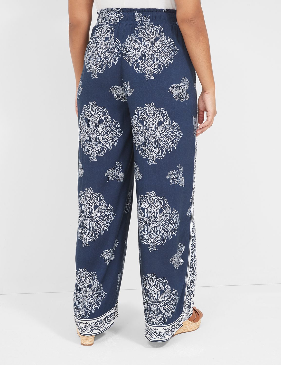 THE PAPERBAG WIDELEG VACATION PANTS LaneBryant