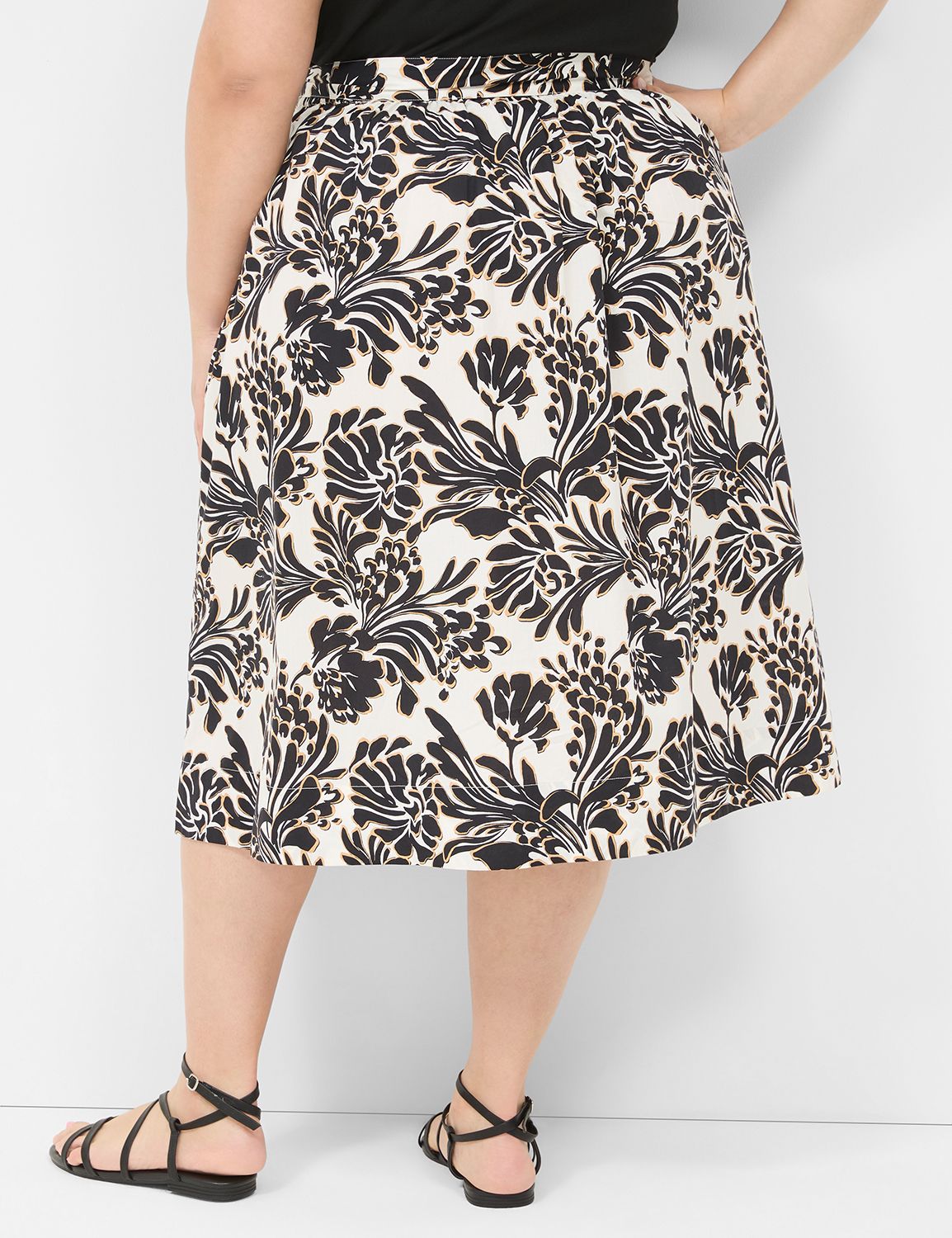 Bold Print Midi Flared 1140946 Product Image 2