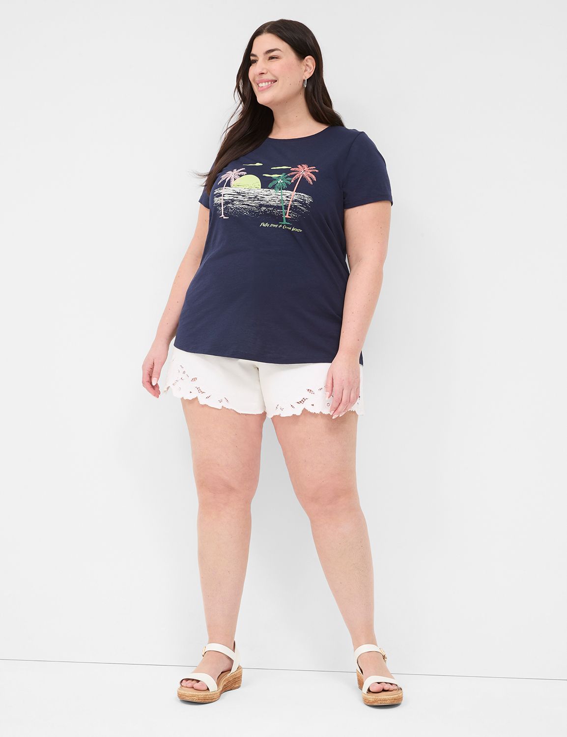 Laneus Gray Two Tone Cotton Round Neck Short Sleeves T-shirt