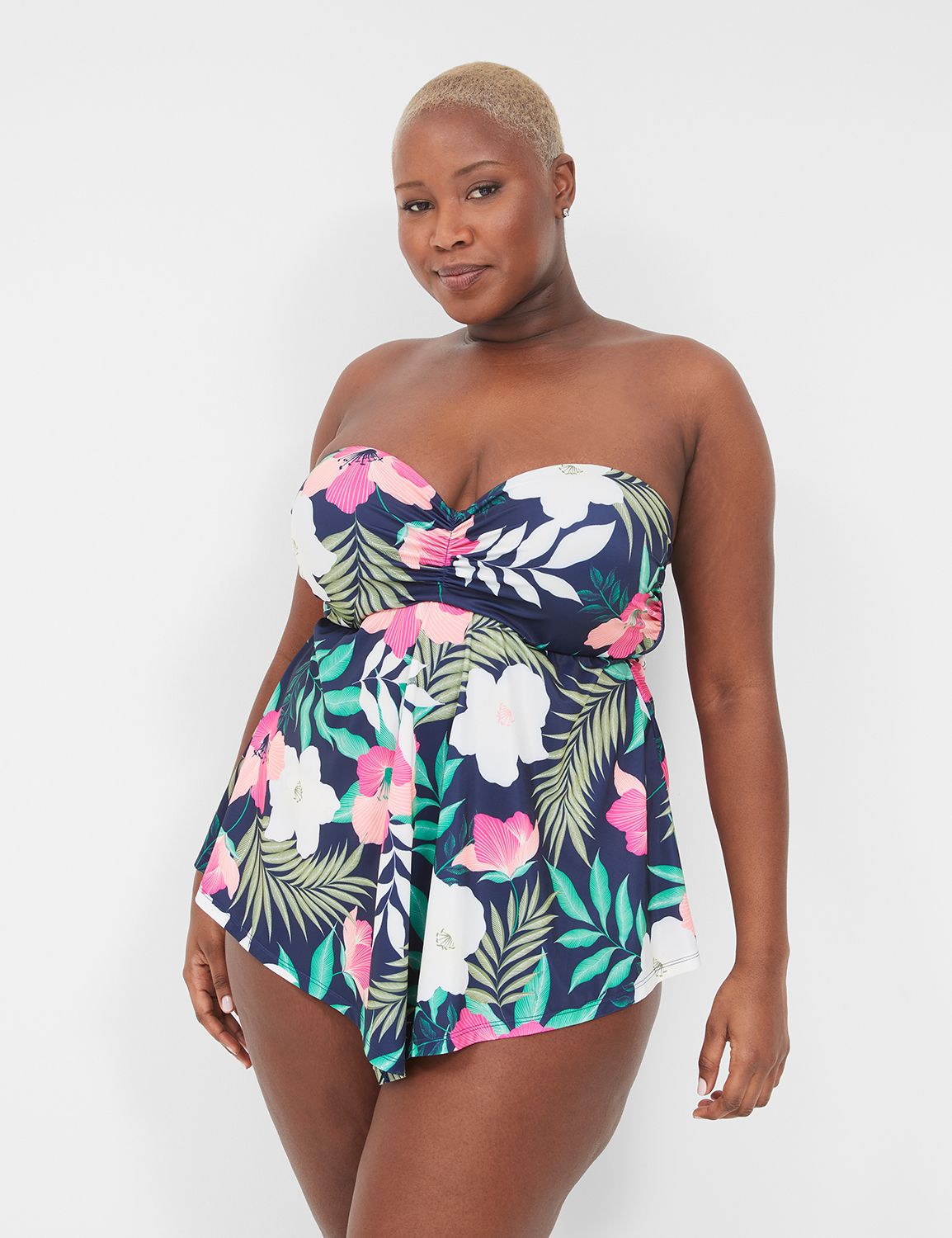 Strapless tankini tops with underwire clearance