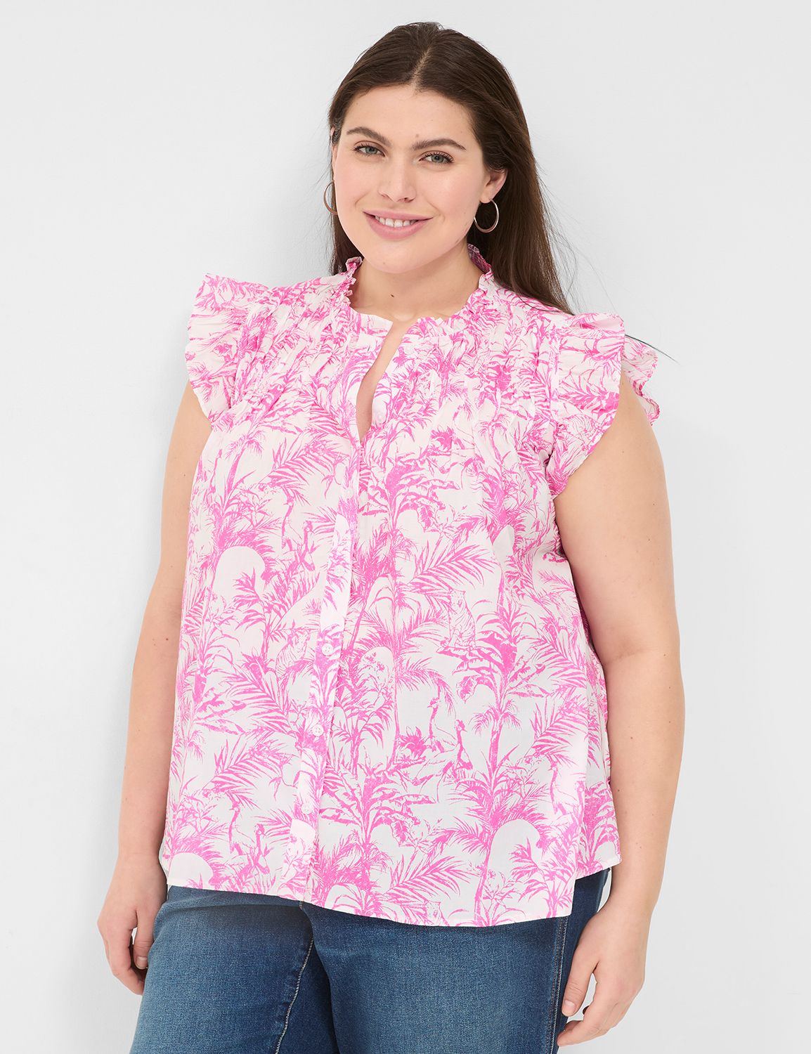 Love And Ruffles Flutter Top main image 1