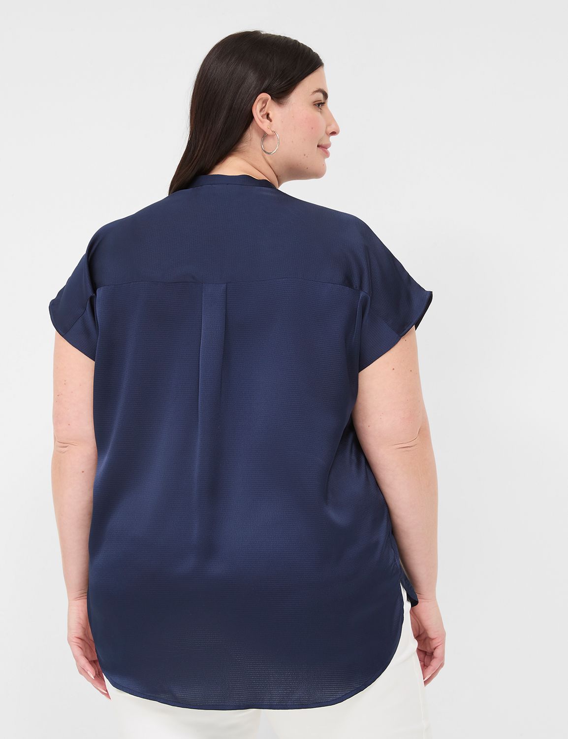 Pop Over Tunnel Neck Top