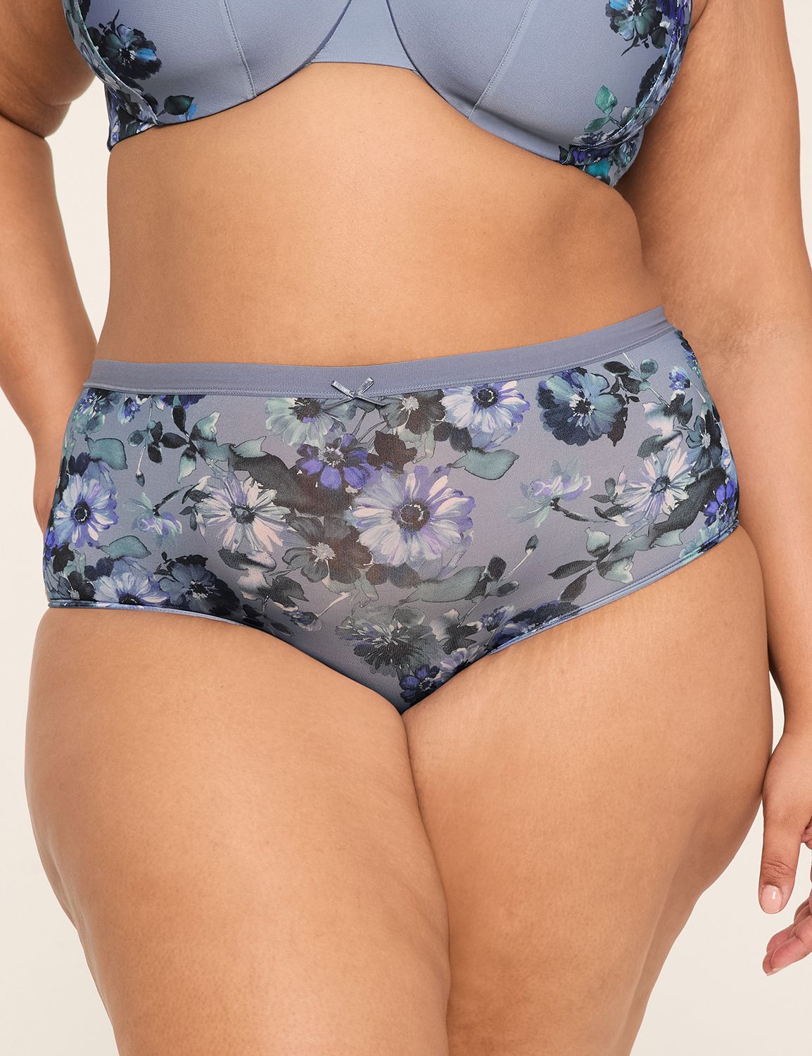 No Show Full Brief BLiss Lace Back Product Image 1
