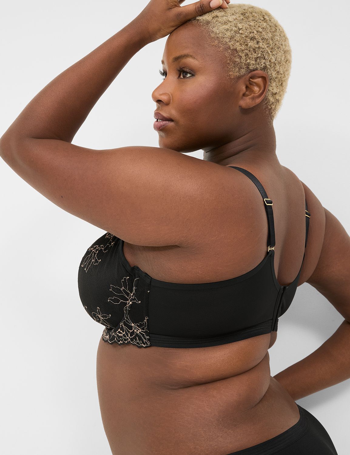 Modern Romance Lace Unlined Demi Bra | LaneBryant