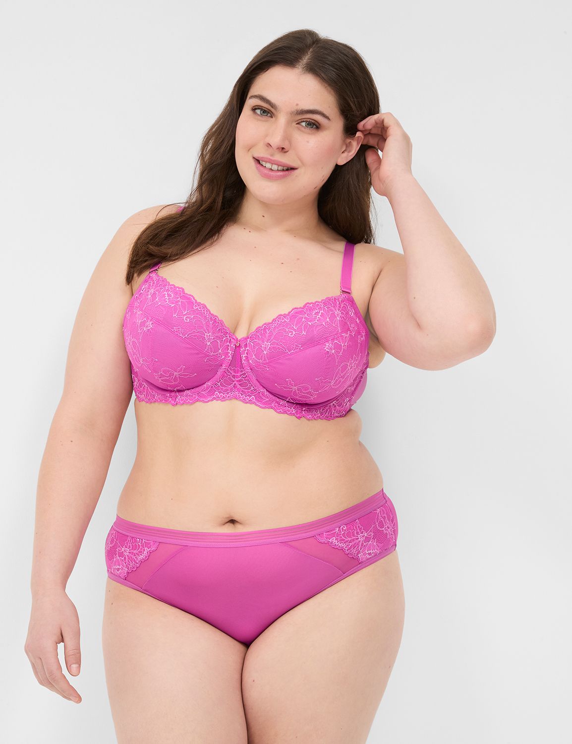 Modern Romance Lace Unlined Demi Bra