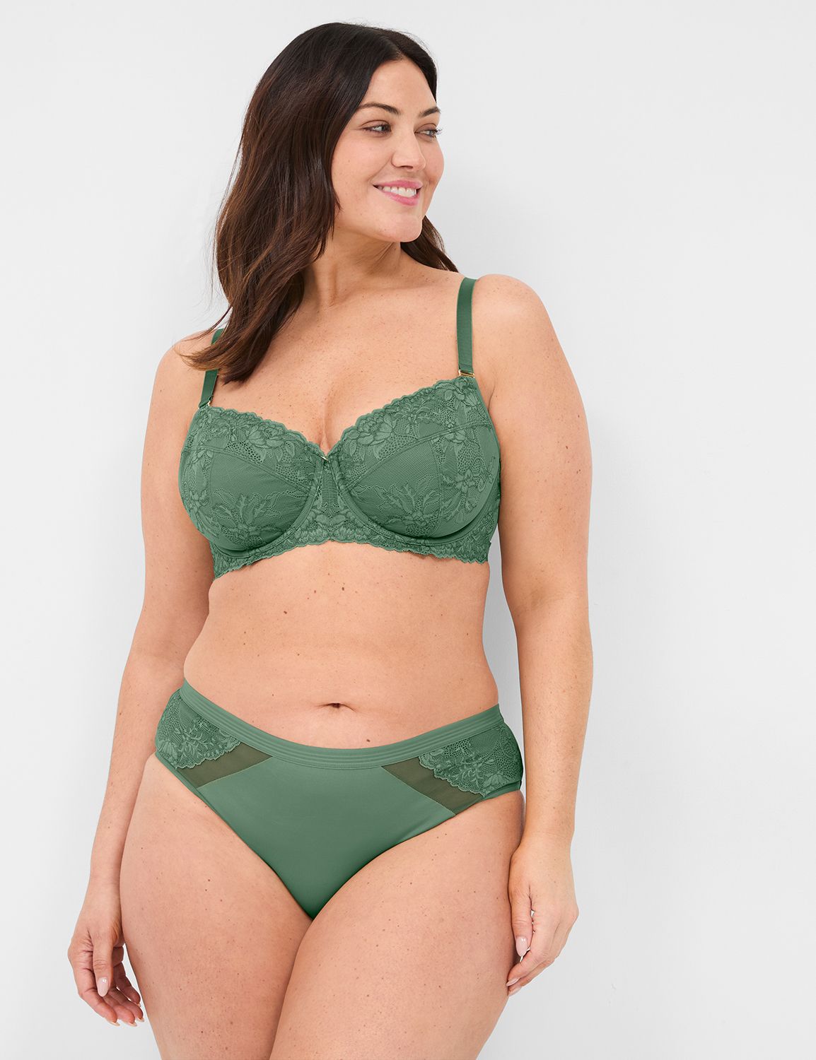 Modern Romance Lace Unlined Demi Bra