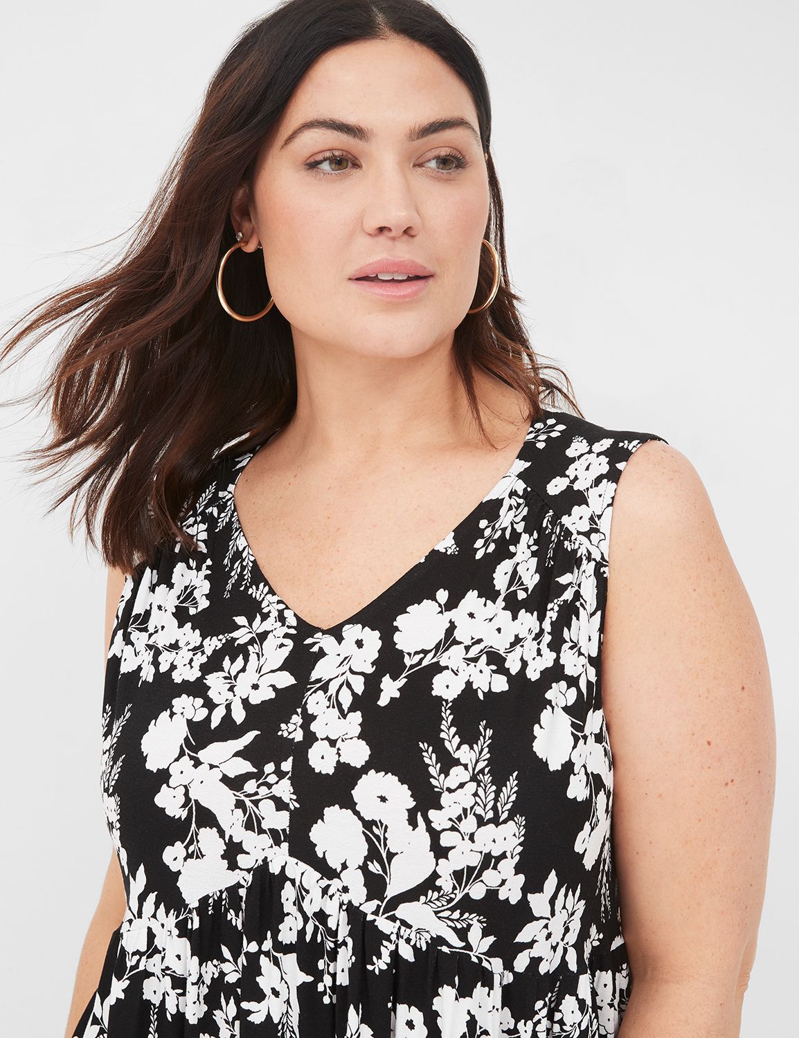 V-Neck Easy Swing Dress | LaneBryant