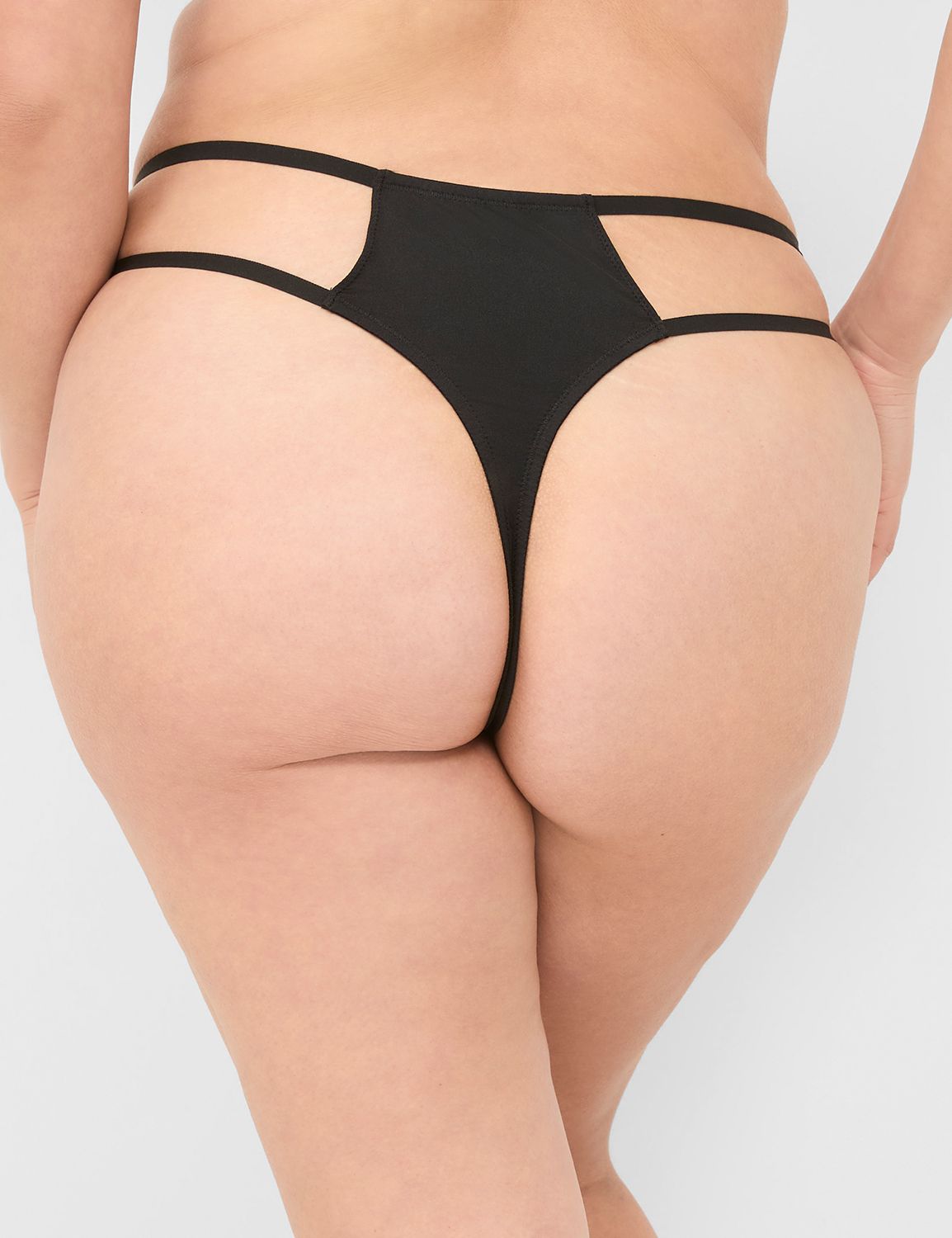 Split Gusset Strappy Thong 1140057 Product Image 2