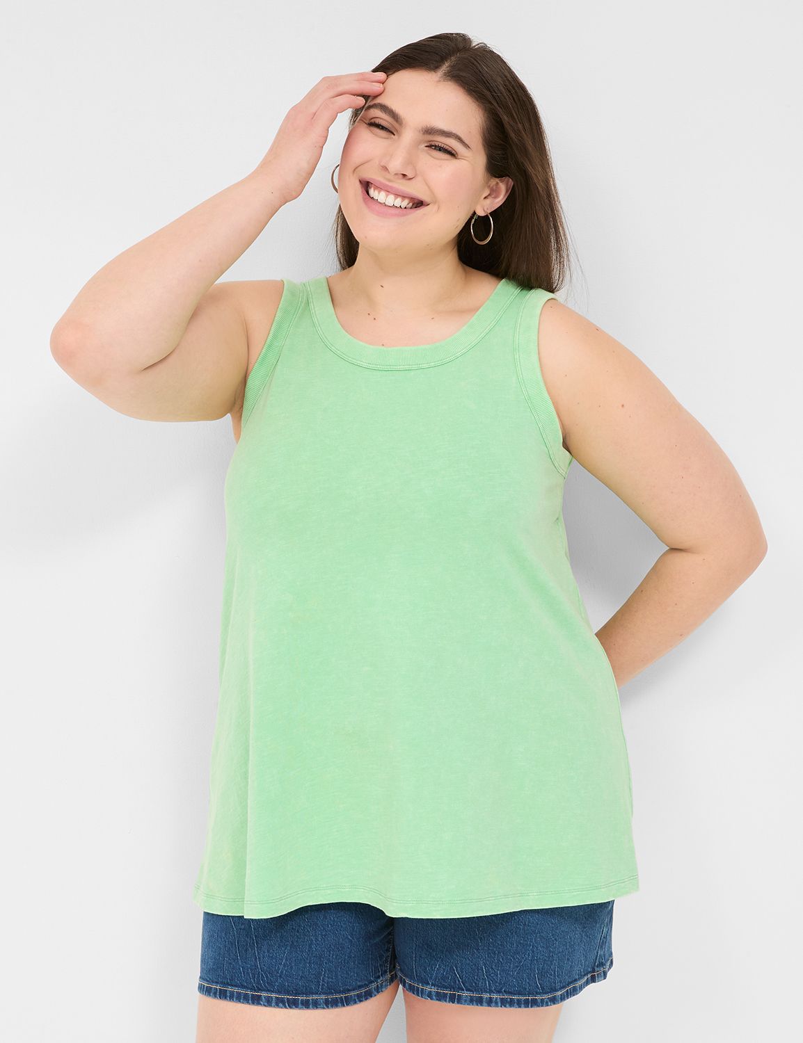 Swing Washed Tunic Tank