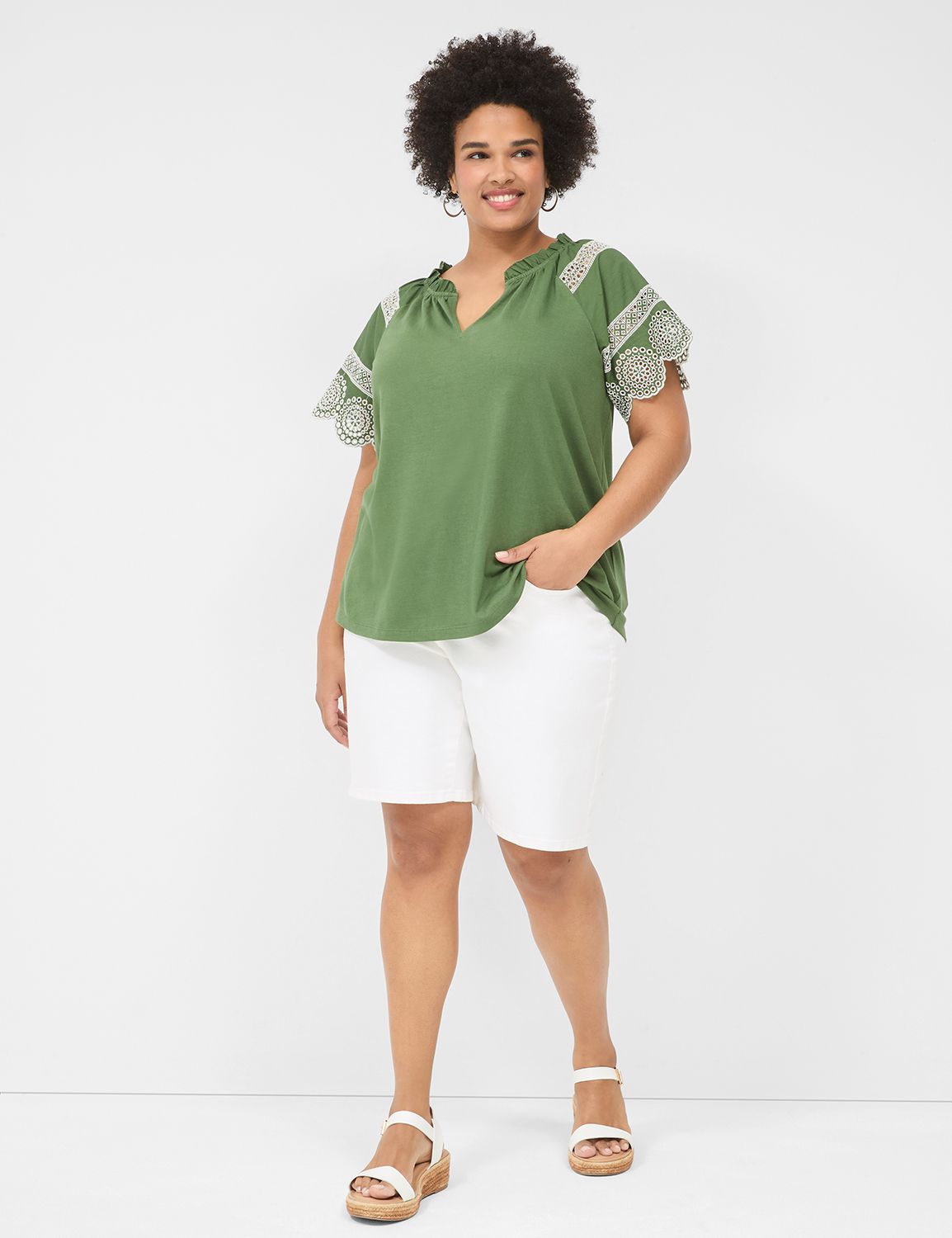 Fern Short Sleeve Knit Top