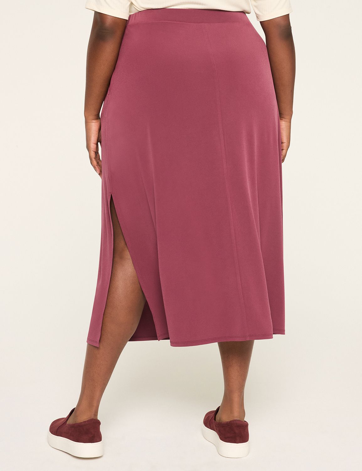 【PORTERNA】Plain long skirt PORTERNA】Resin Wind Long Skirt