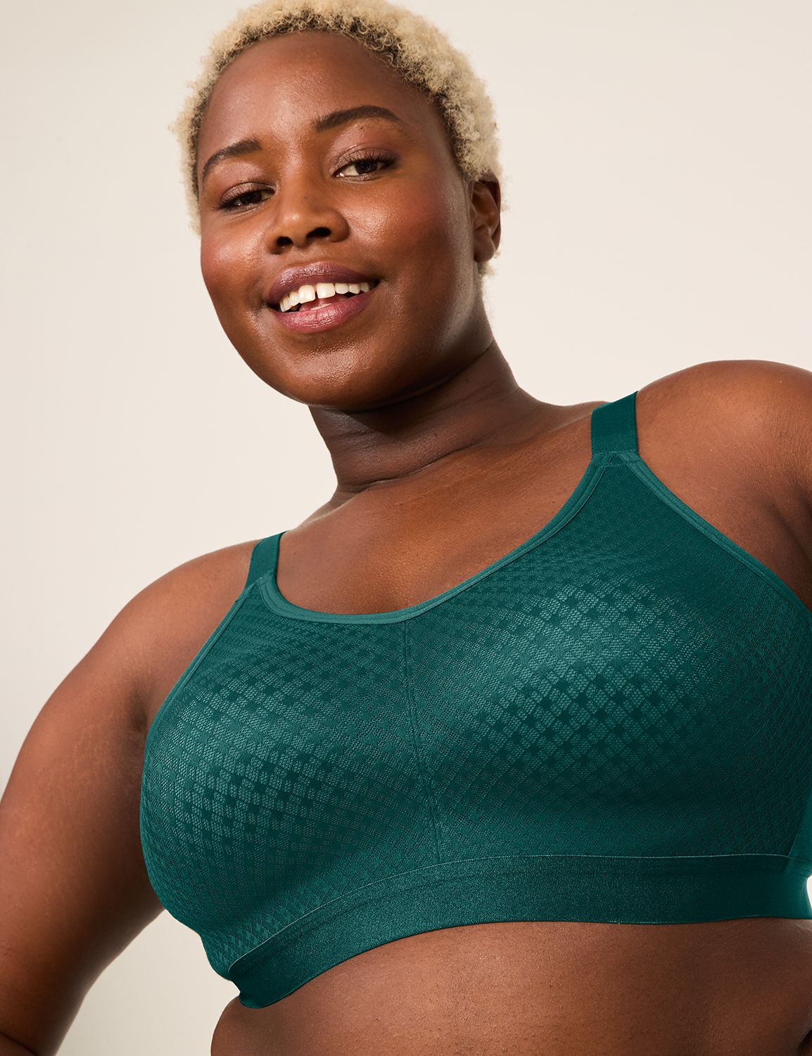 Cotton Scoop-Neck Unlined No-Wire Bra | LaneBryant