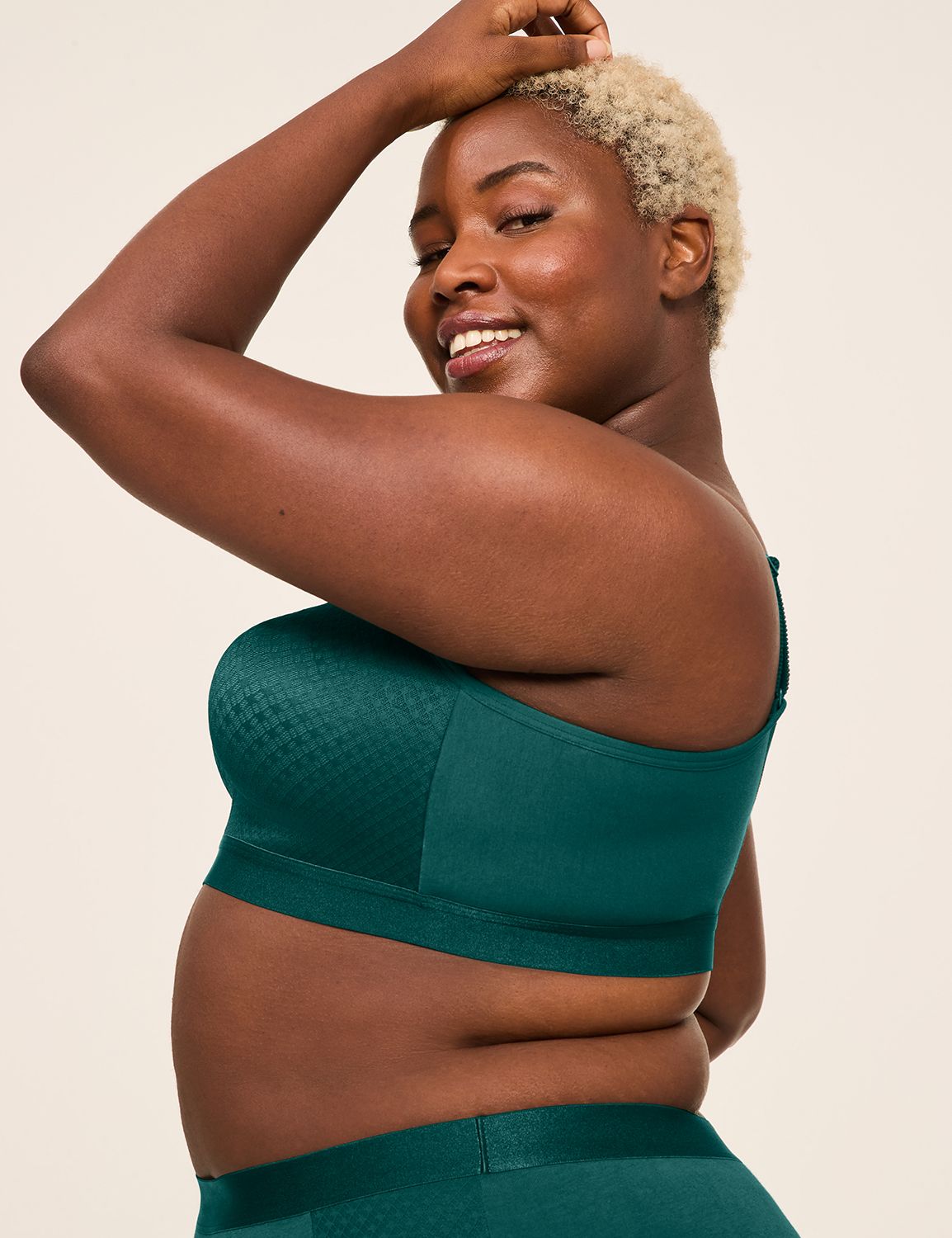 Cotton Scoop-Neck Unlined No-Wire Bra | LaneBryant