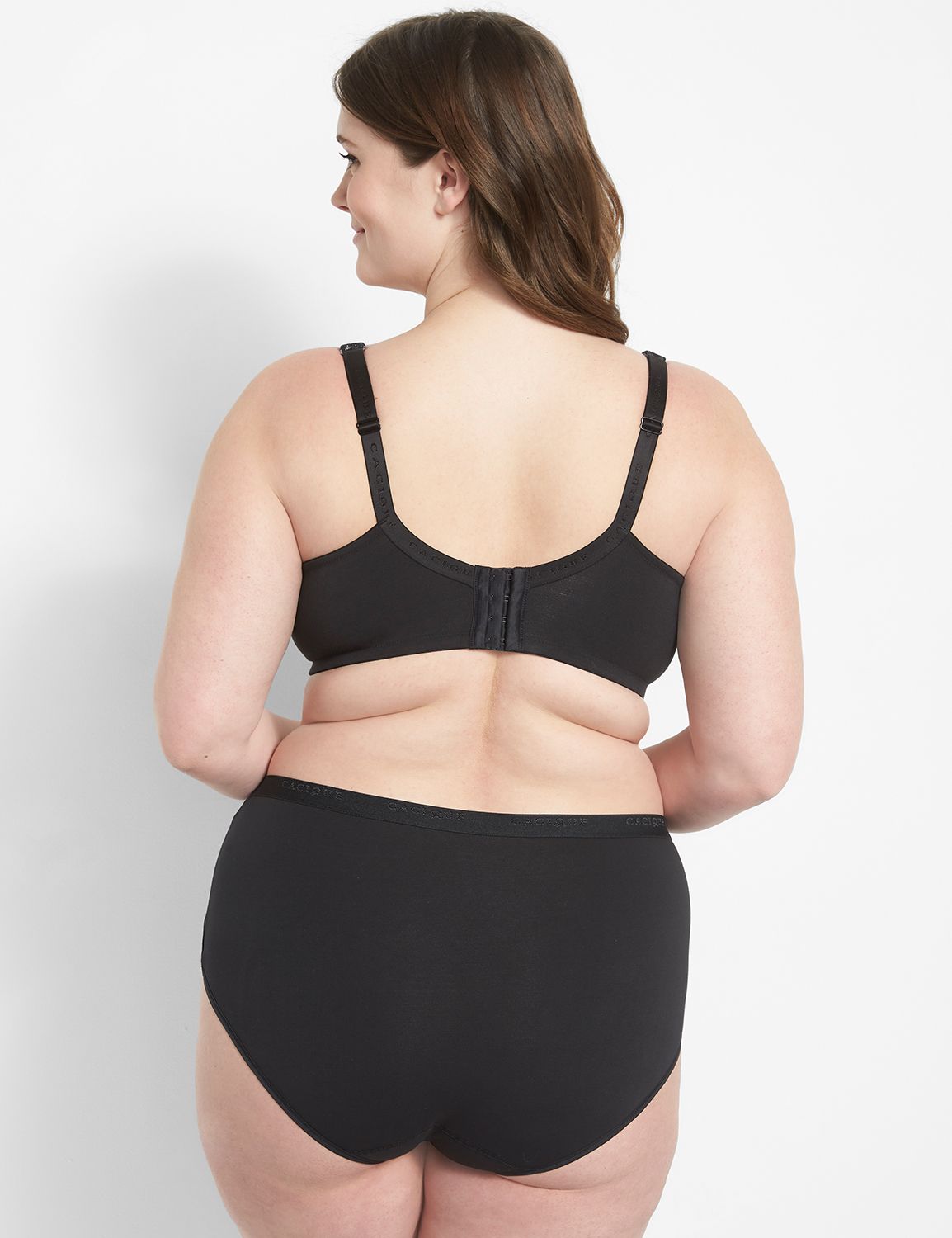 Cotton Boost Plunge Bra With Lace
