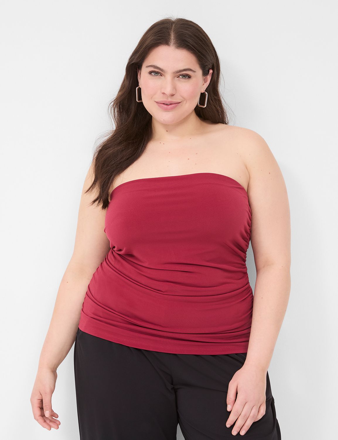 Tube Top With Shelf Bra LaneBryant