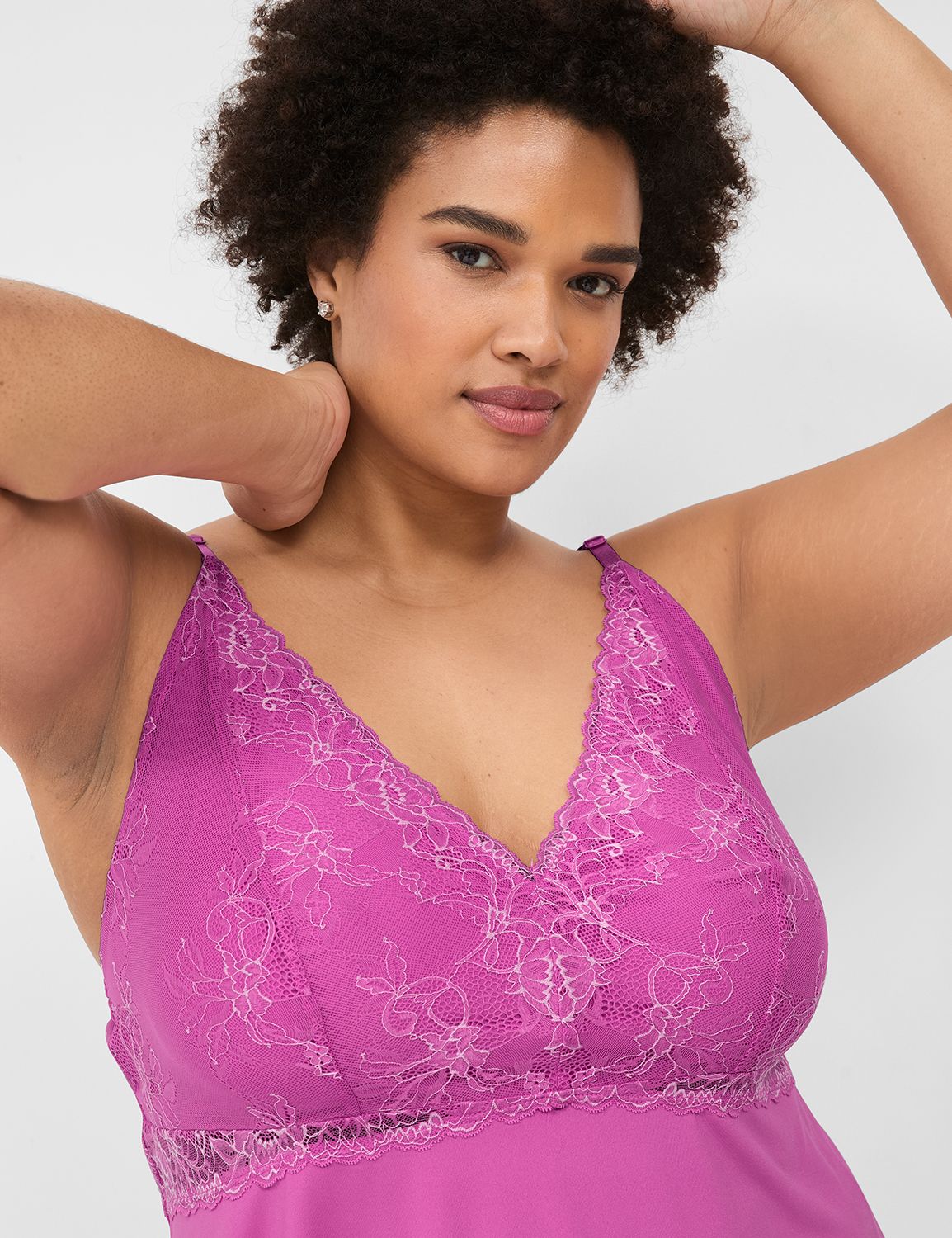 Romantic Lace Trim Cami Short Set 1 Product Image 4
