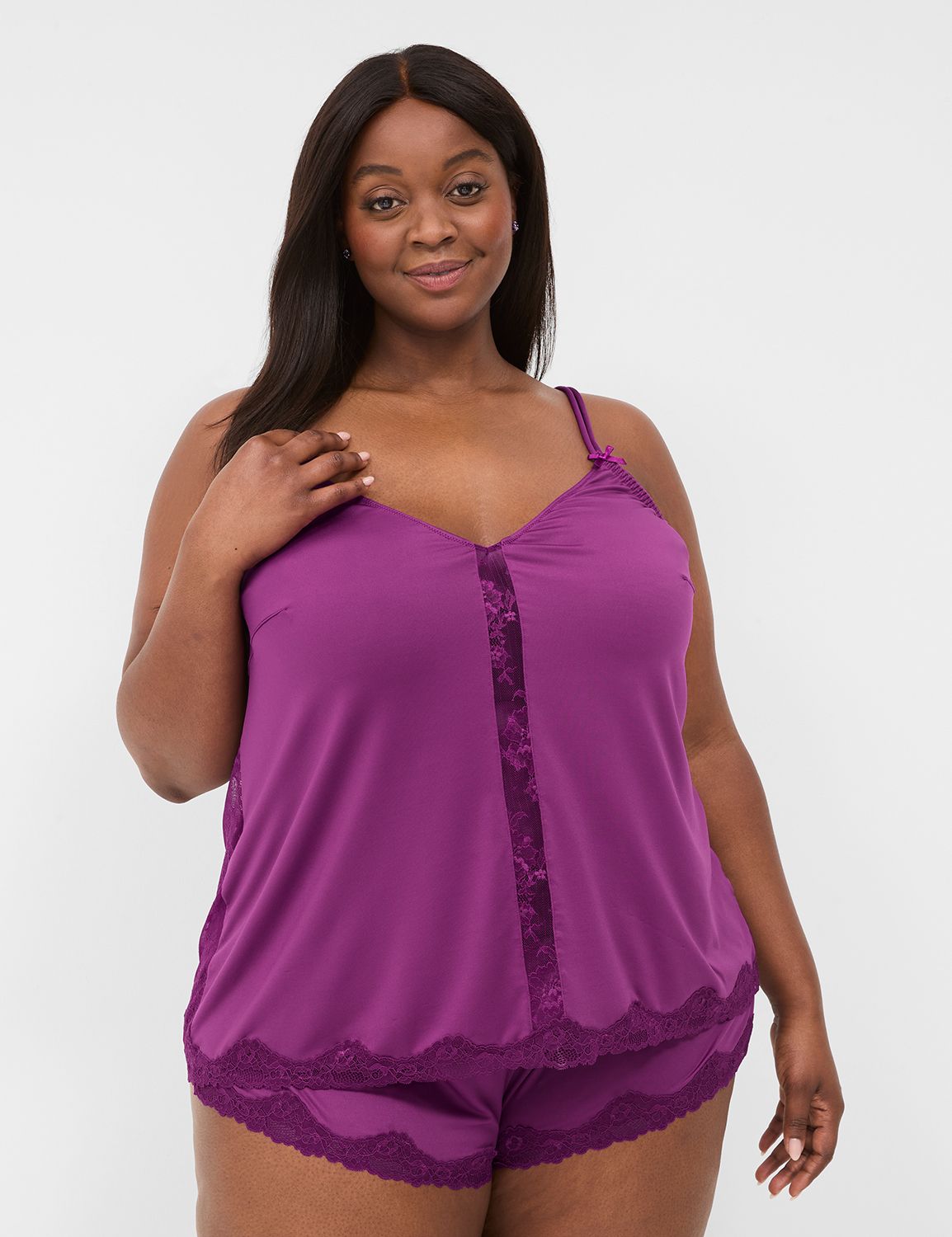 Purple Plus Size Pajamas Sleepwear Loungewear Cacique