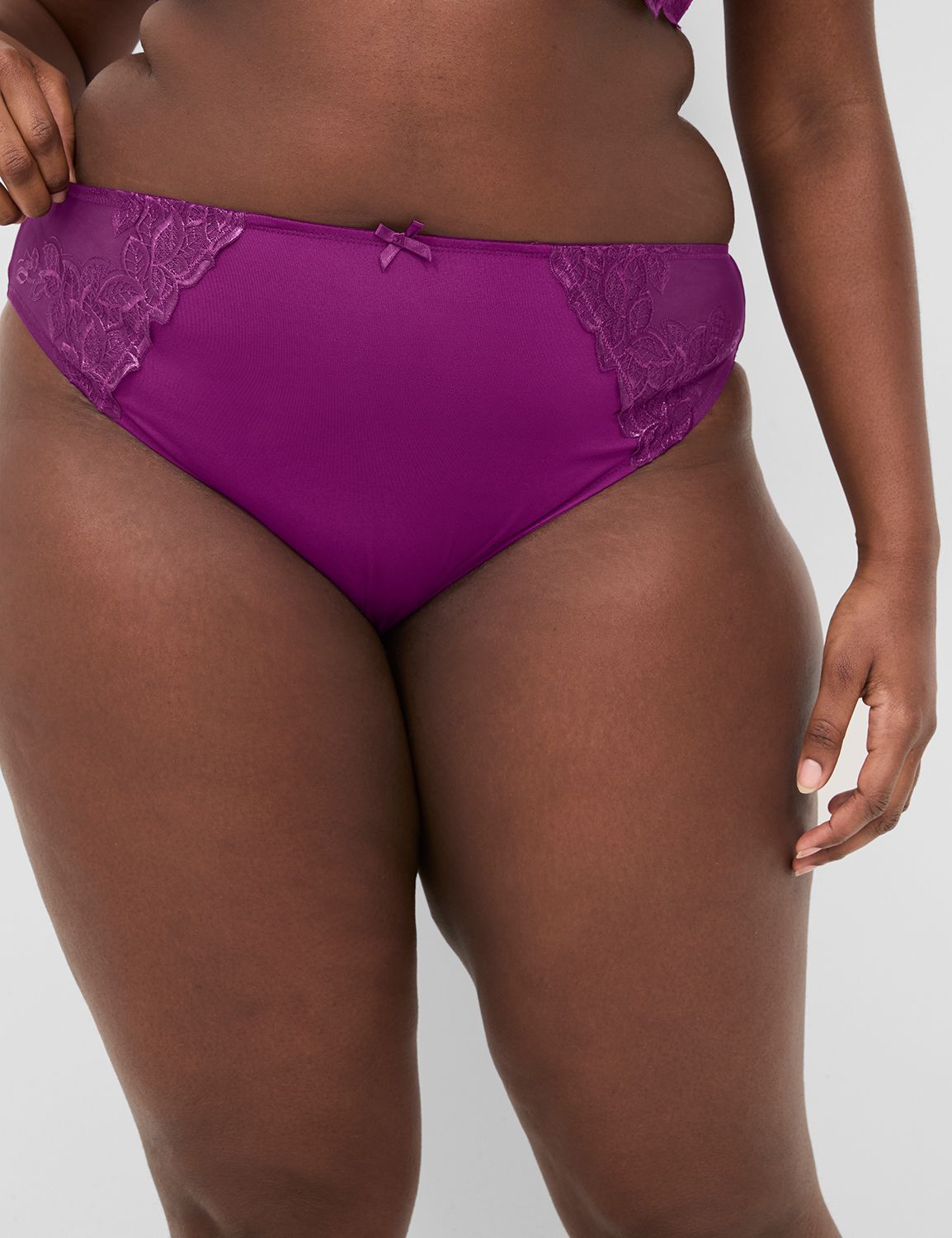 Embroidery High Leg Cheeky Panty 11 Product Image 3