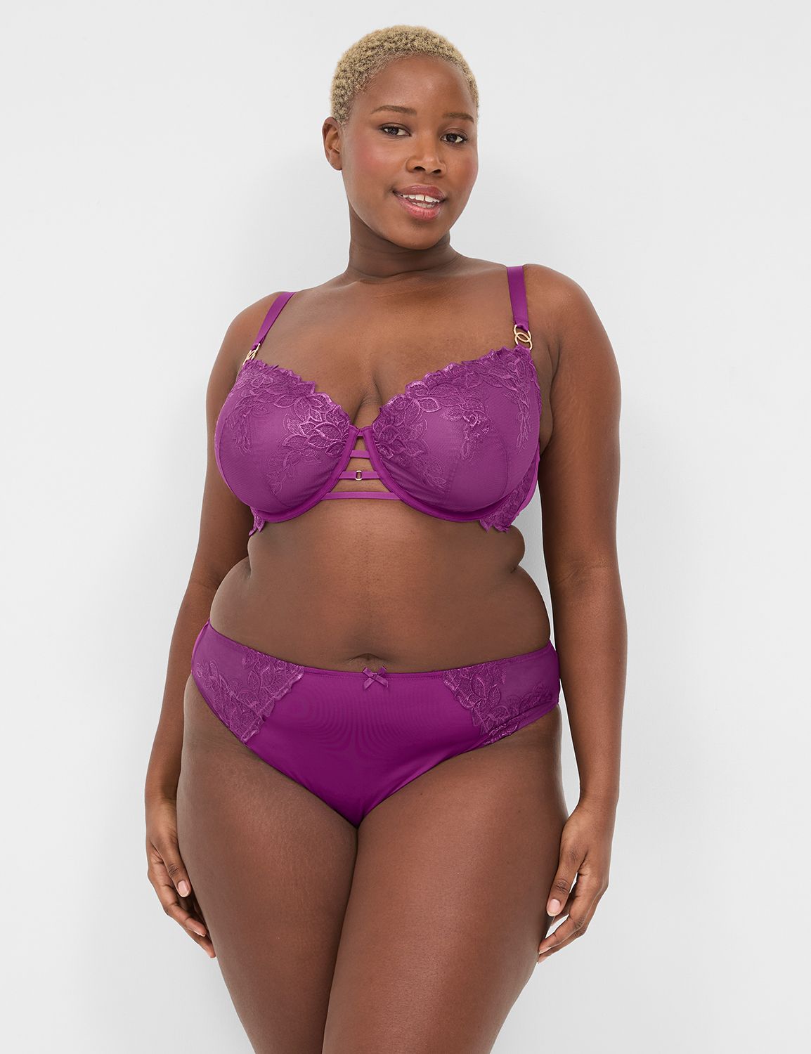 Unlined Balc Bra with Ring Detail 1 Product Image 4