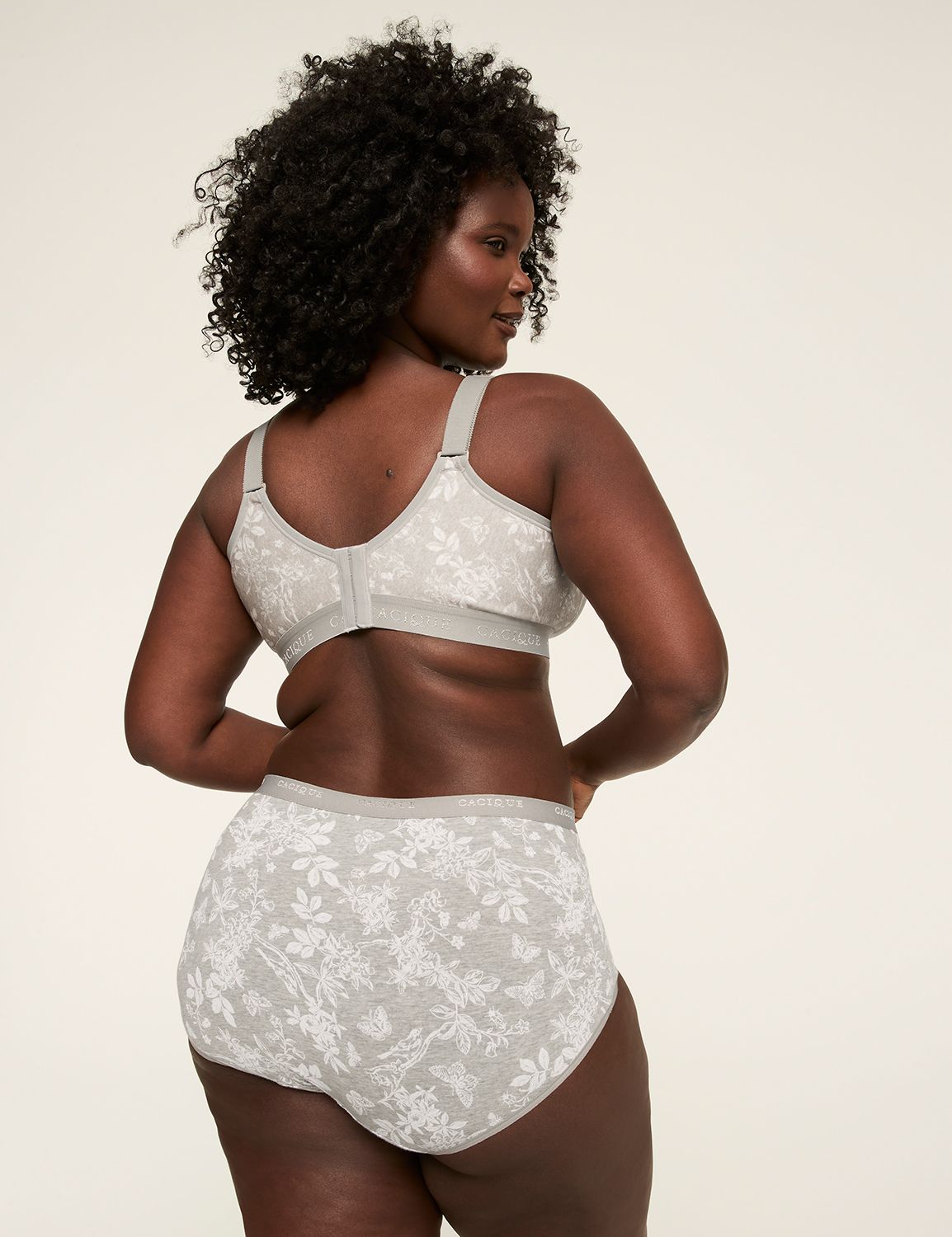Cotton Scoop-Neck Lightly Lined No-Wire Bra