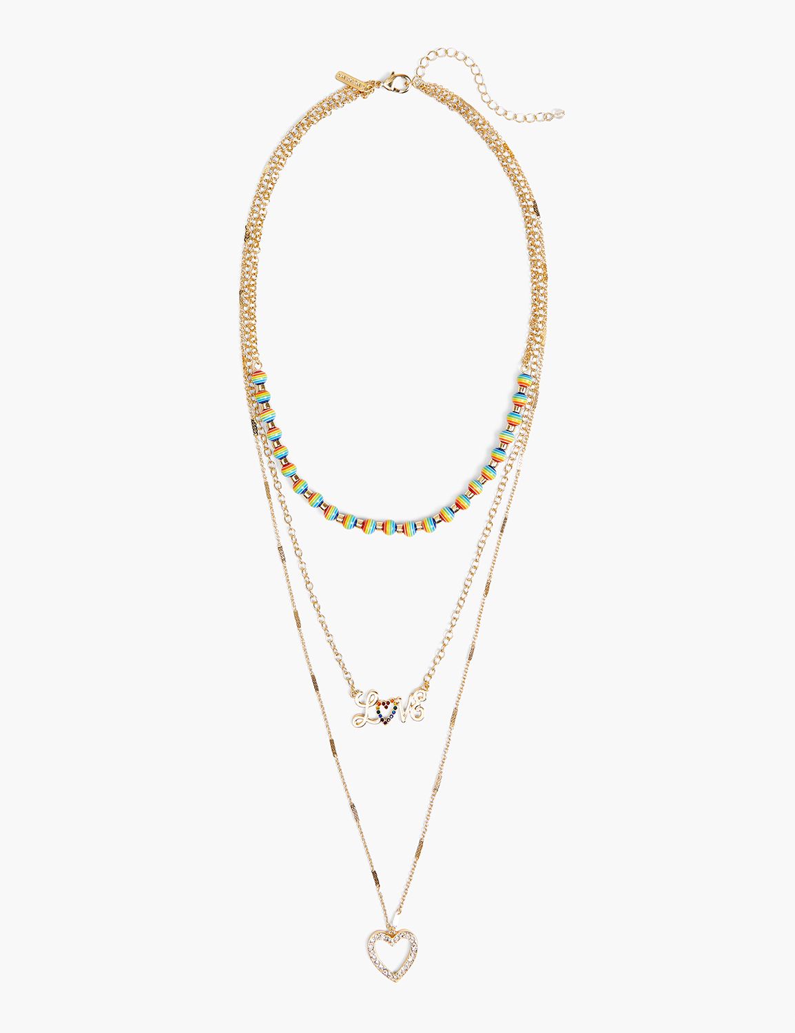 Pride Love Layered Necklace