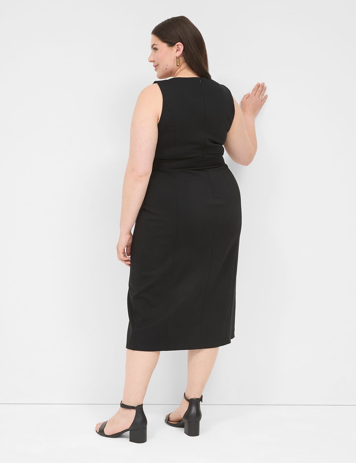 SQUARE NK TIE WAIST SHEATH 1143076 Product Image 2
