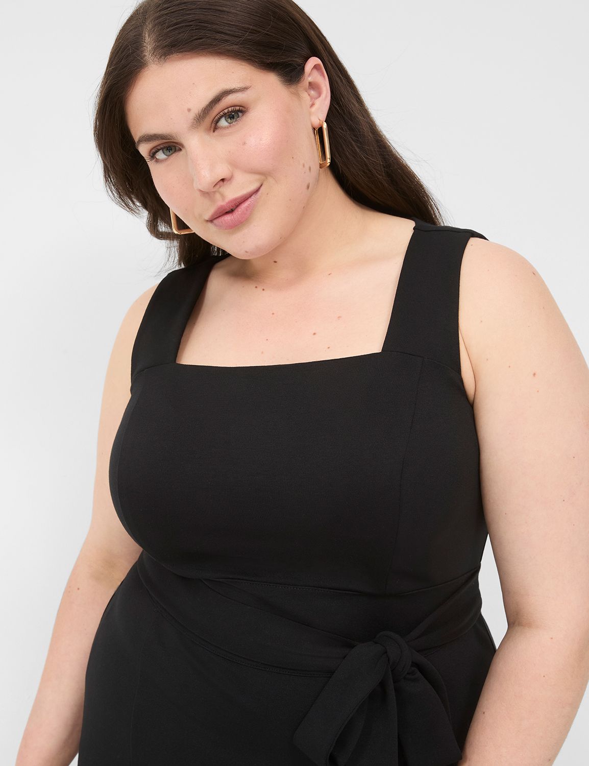 SQUARE NK TIE WAIST SHEATH 1143076 Product Image 3