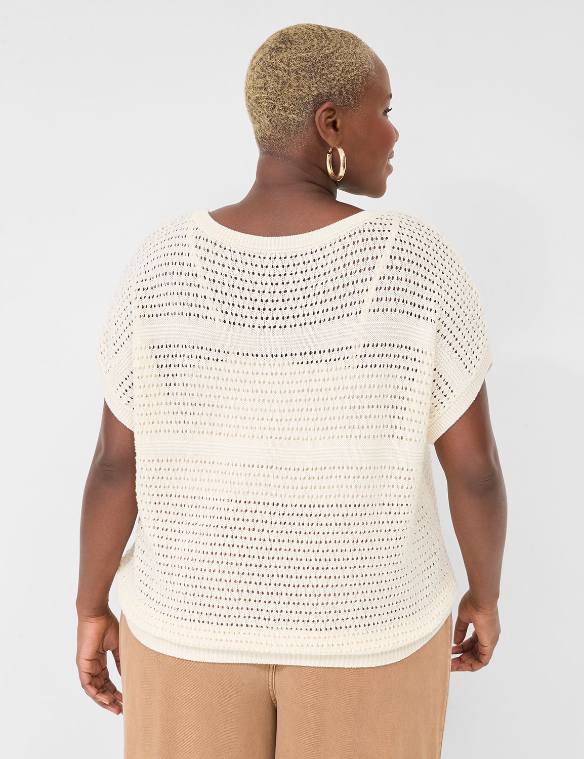 Classic Short Sleeve Dolman Stitch | LaneBryant