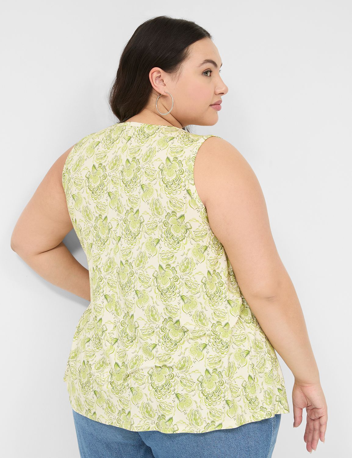 Casual Cinch Shoulder Swing Tank S Product Image 2