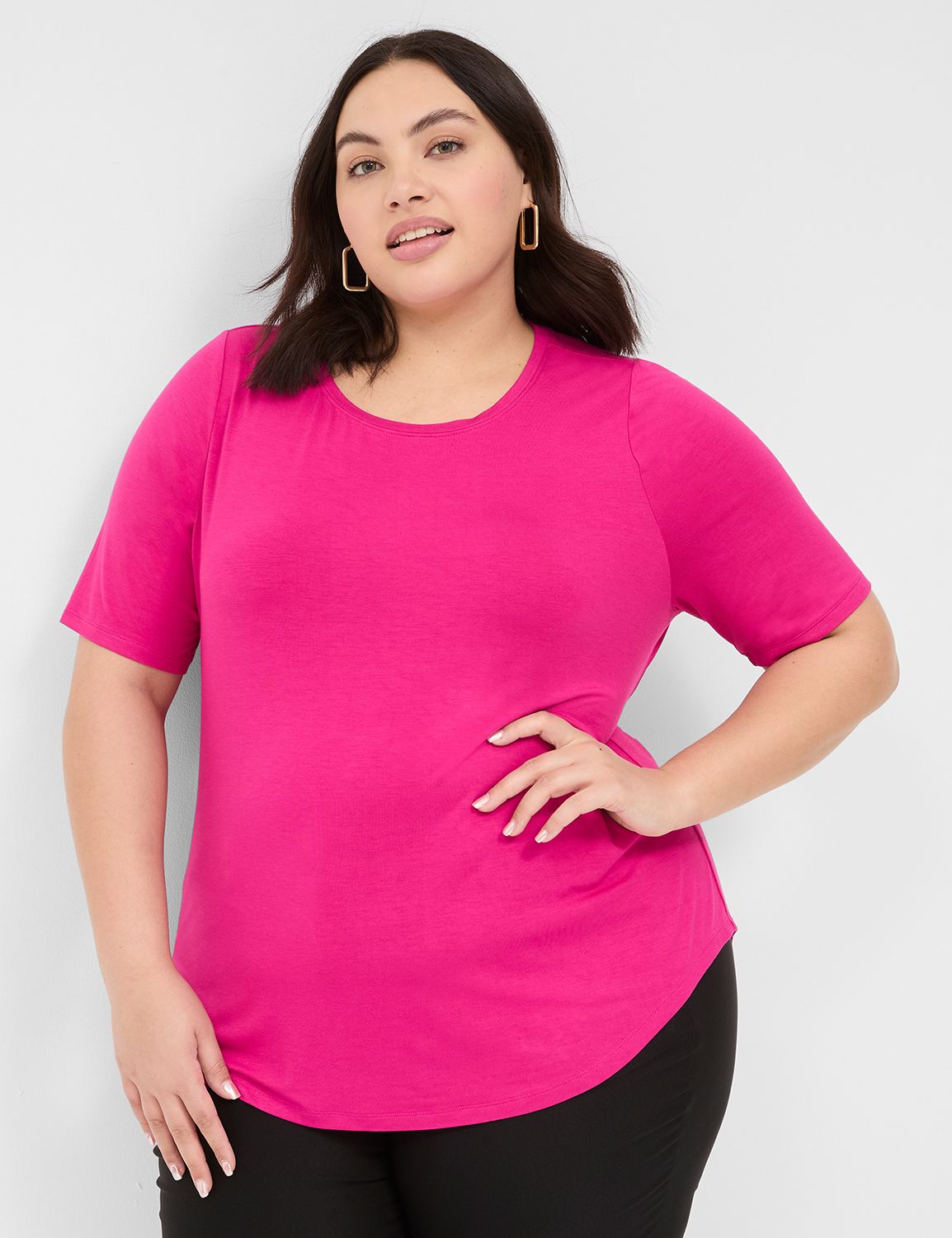 Classic Perfect Sleeve Crew Neck Cu Product Image 1
