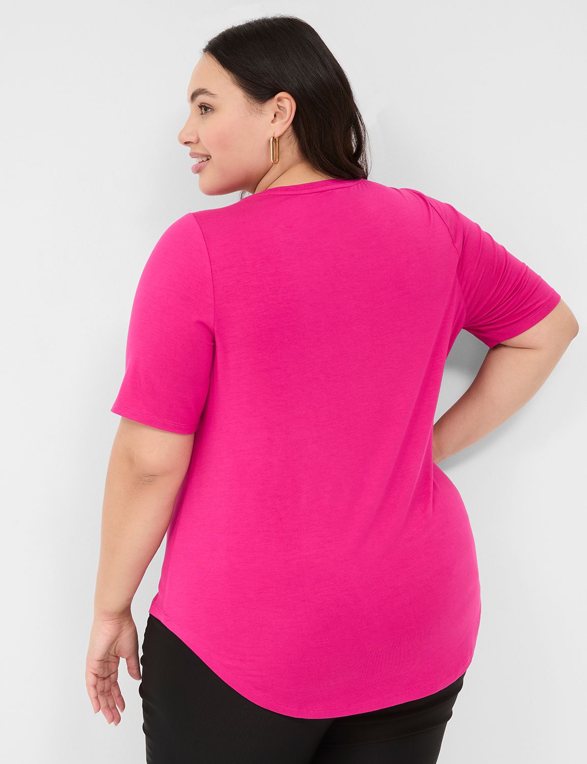 Classic Perfect Sleeve Crew Neck Cu Product Image 2