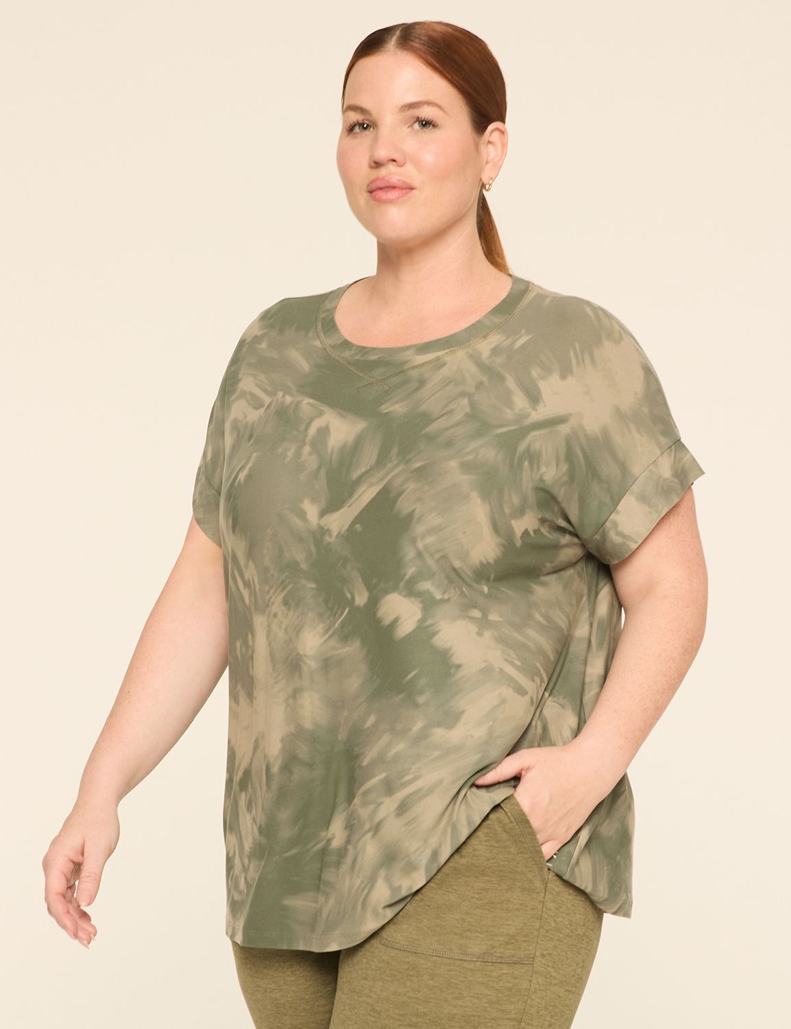 LIVI Short Sleeve Crew Neckline Rec Product Image 1
