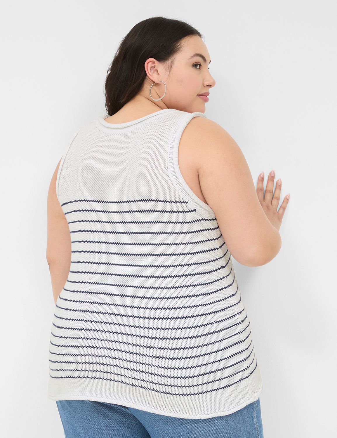 Classic Striped Sweater Vest 114162 Product Image 2