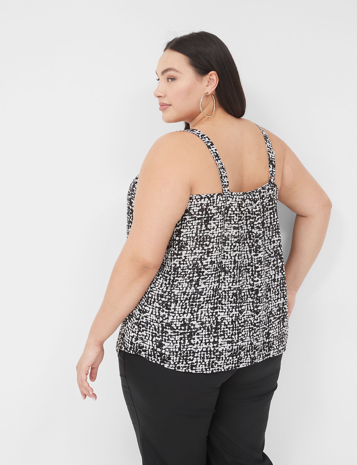 Classic Sleeveless Self-Strap Cami Product Image 2