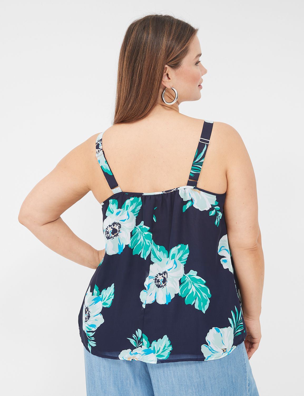 Classic Sleeveless Self-Strap Cami Product Image 2