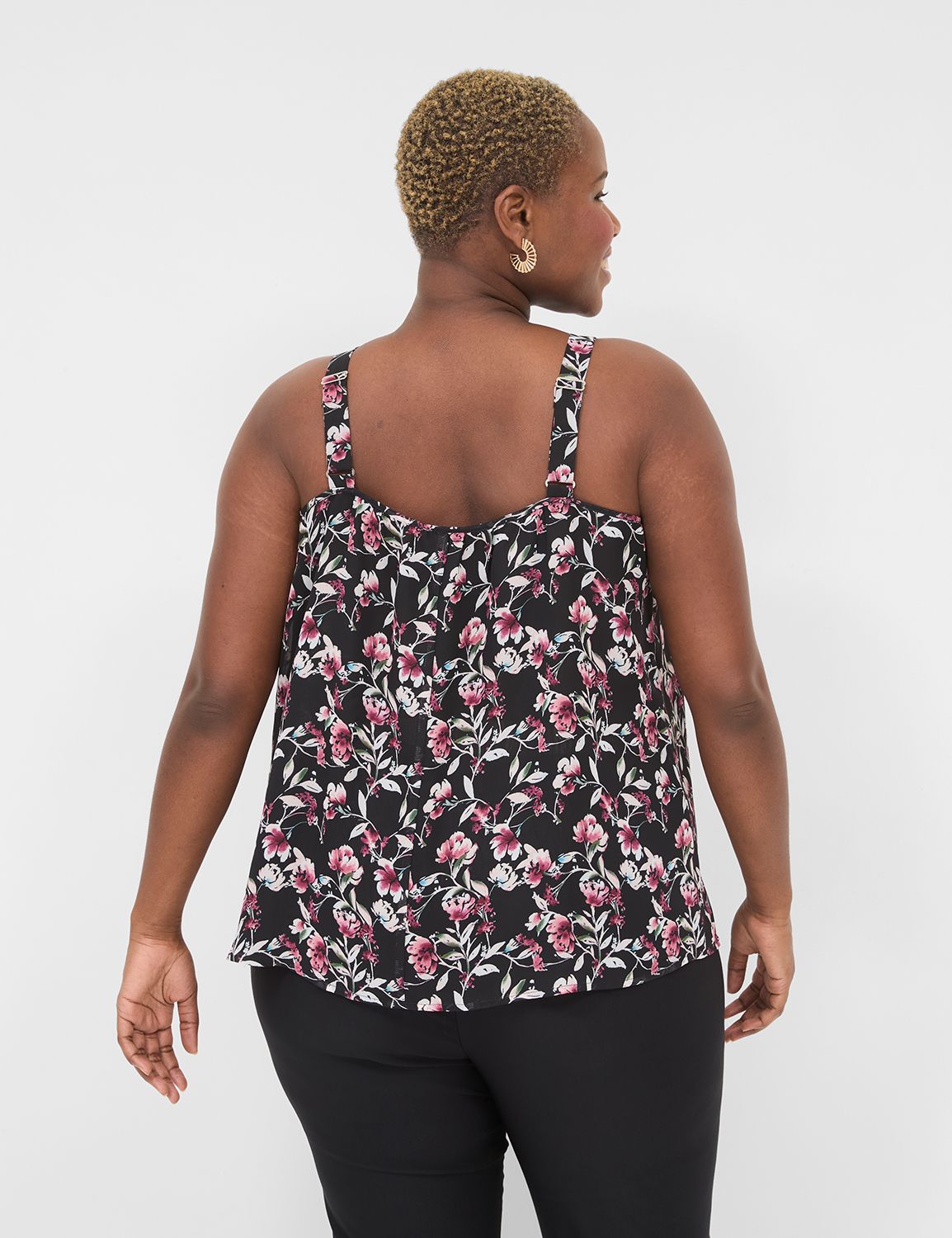 Classic Sleeveless Self-Strap Cami Product Image 2