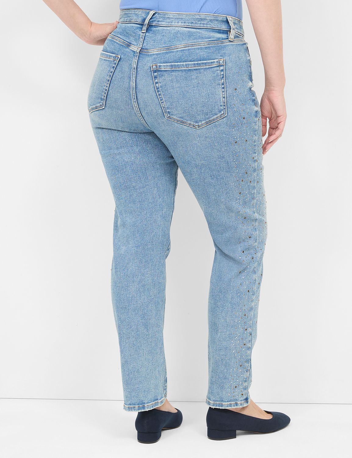 Lane Bryant embellished shops boot cut jeans