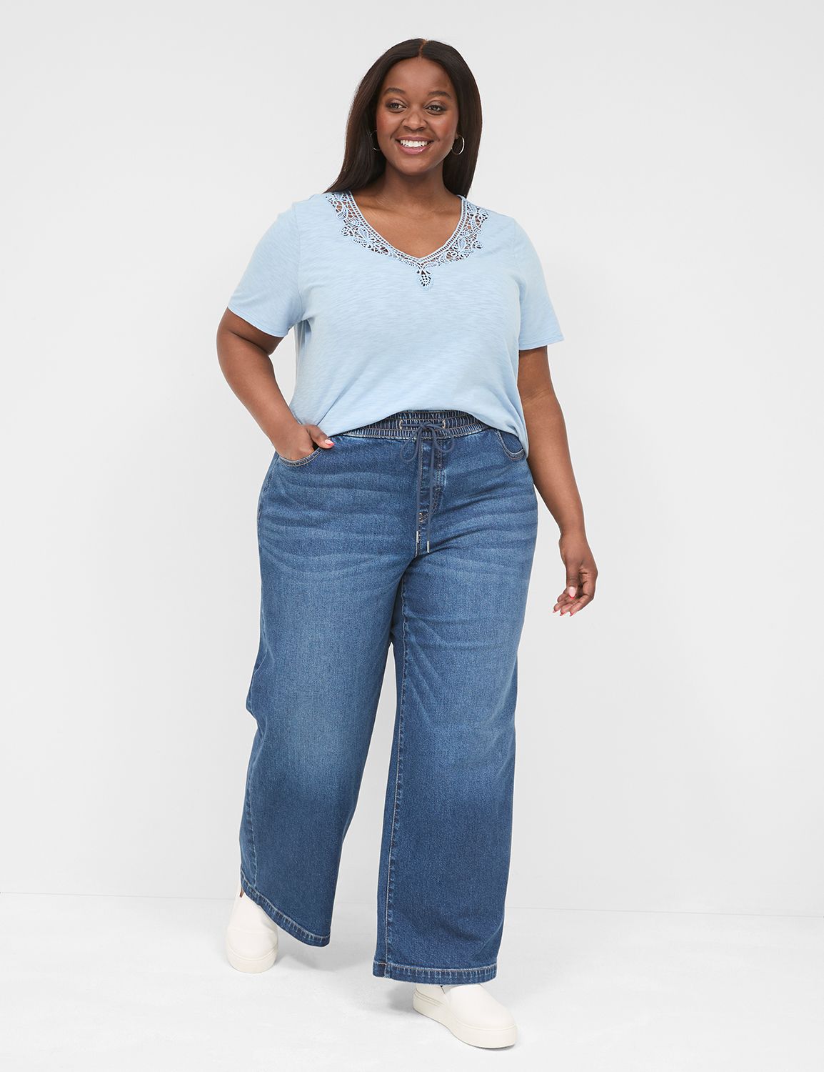 HIGH RISE PULL ON WIDE LEG- MEDIUM Product Image 3