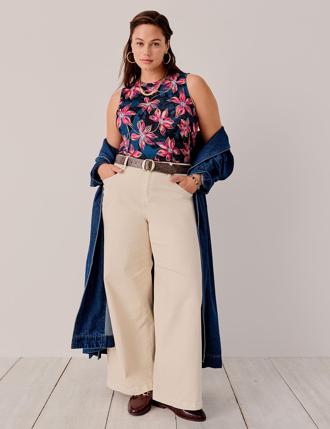 Signature Fit Wide Leg Jean