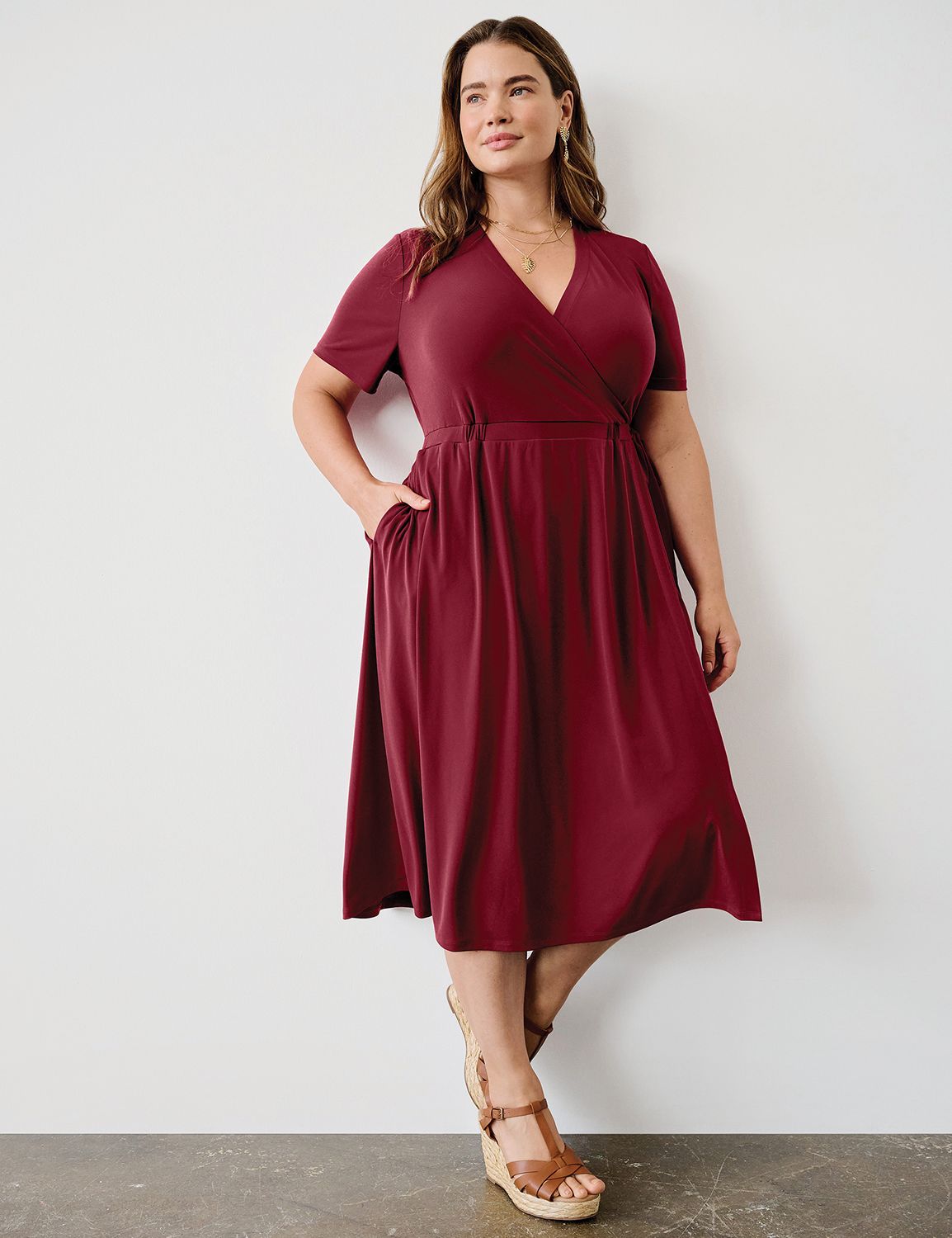 Lane bryant wrap dress online