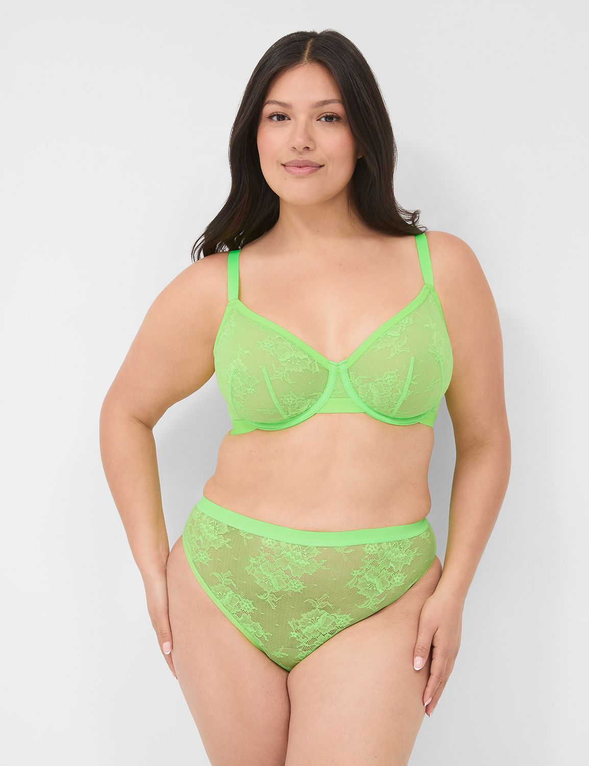 Lace Unlined Demi Bra 1142408 F Product Image 4