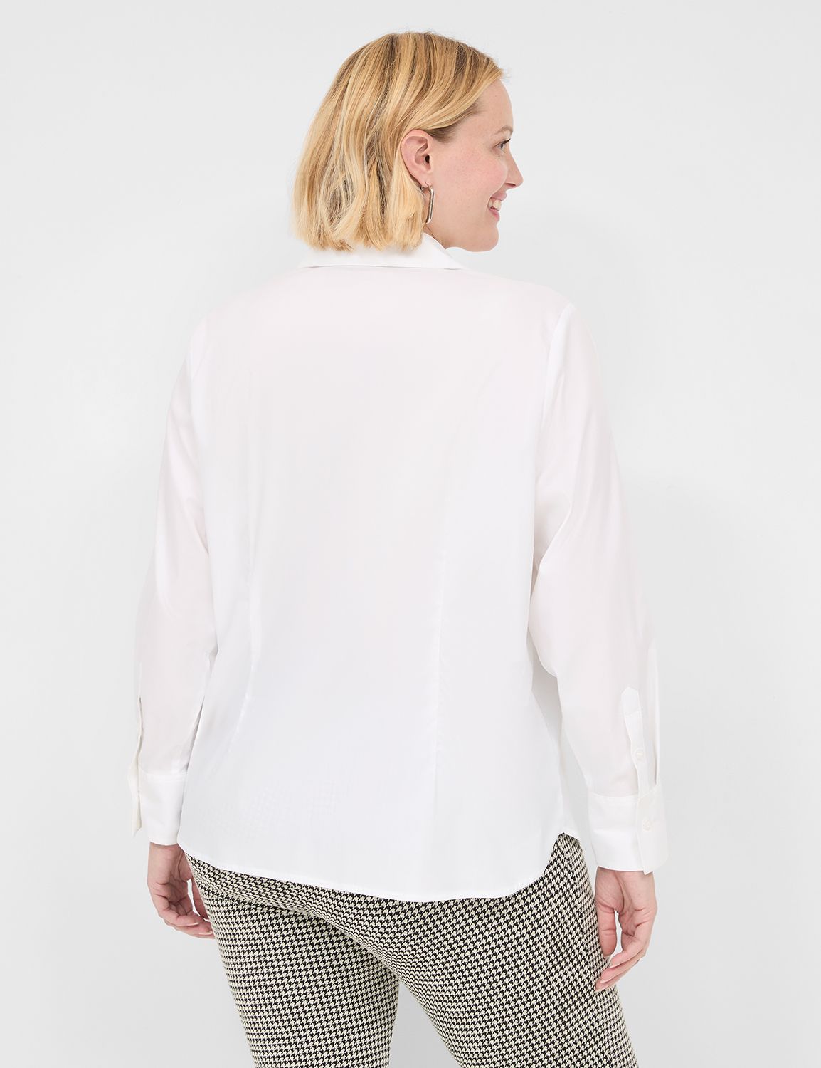 Fitted Long Sleeve Button Down Shir Product Image 2