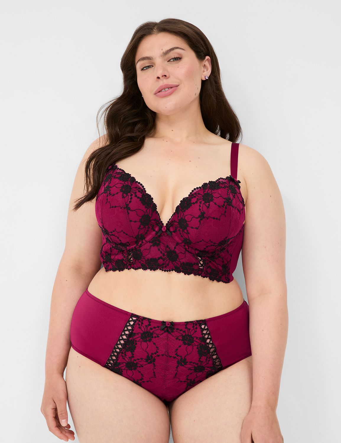 Cross-Dye Lace Cheeky Brief 1141430 Product Image 3