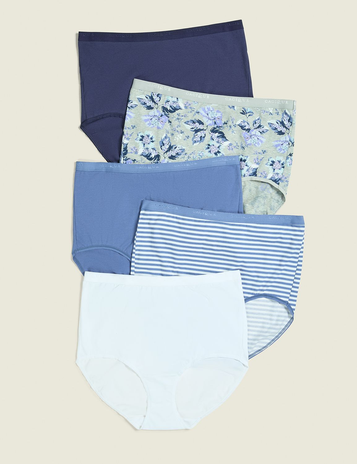 Cotton High-Waist Brief Panty - 5-Pack