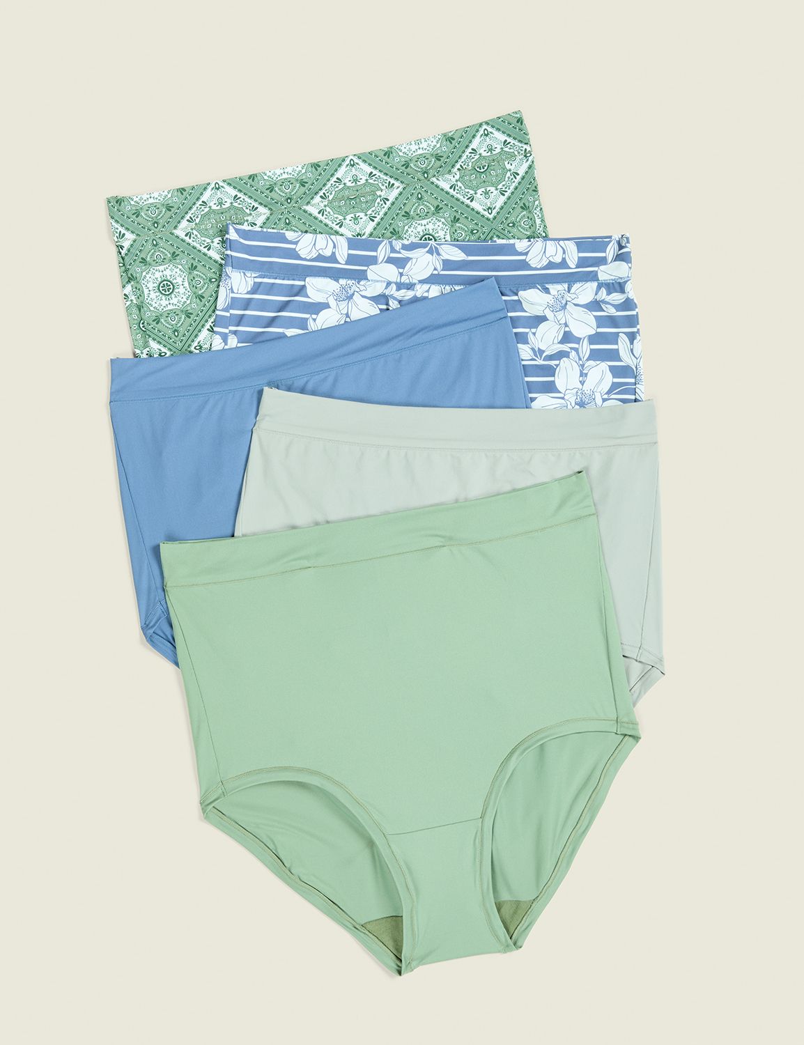 Cotton High-Waist Brief Panty - 5-Pack
