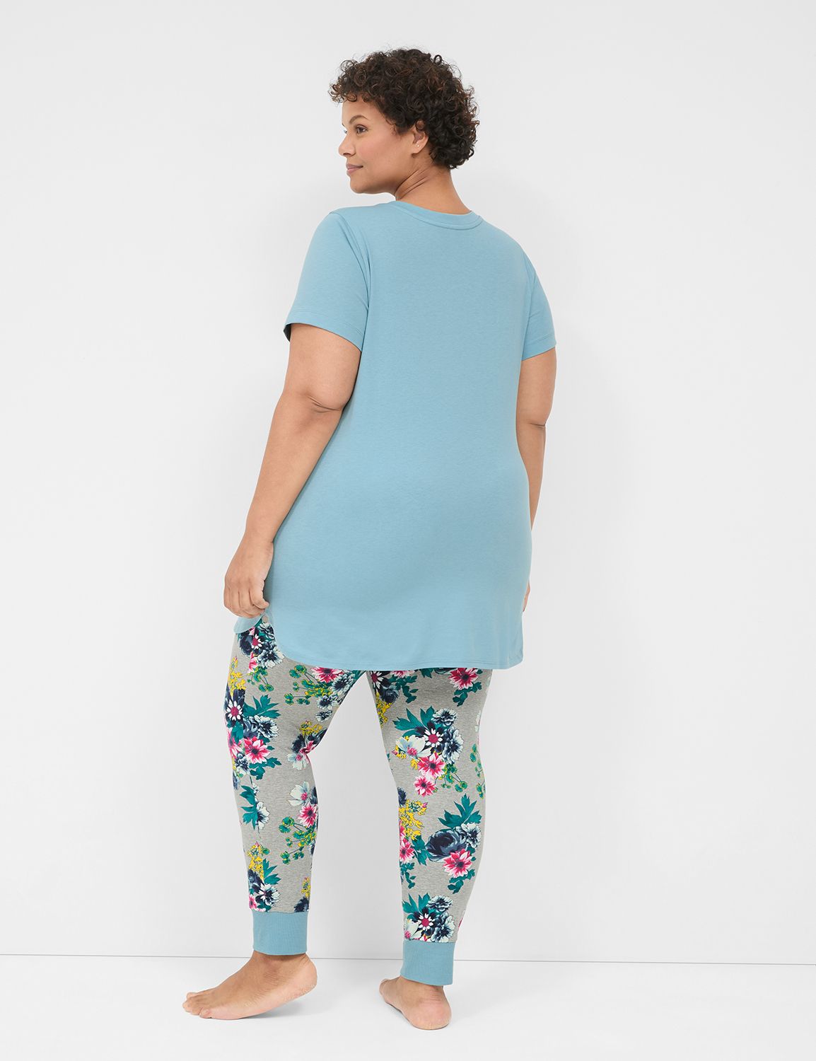 CVC Tee and 95/5 Legging PJ Set 114 Product Image 2